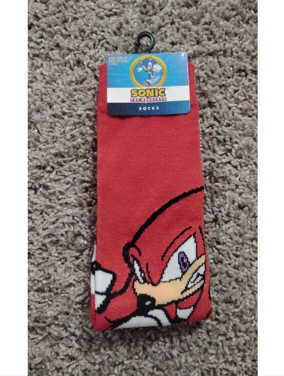 Sega Other - Sonic the Hedgehog Knuckles Crew Socks